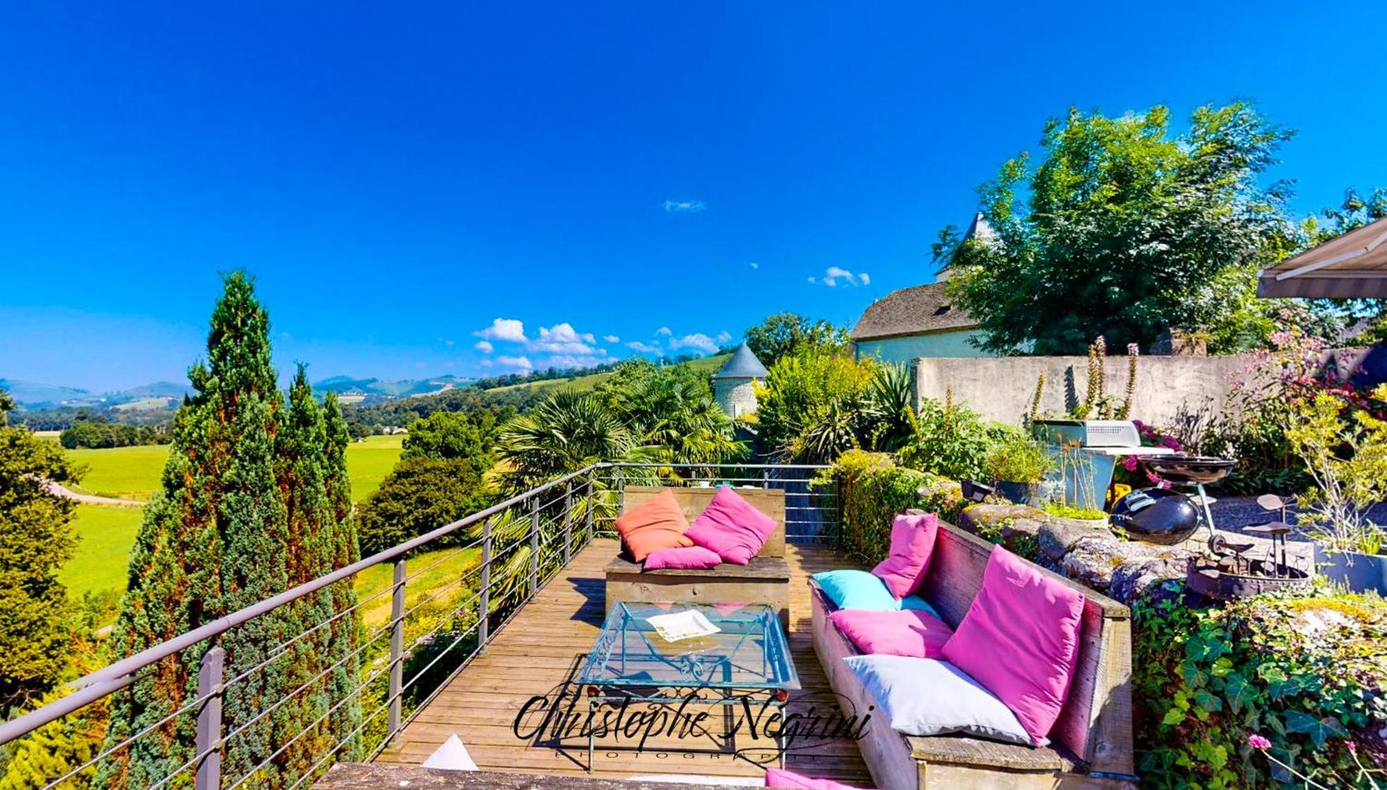 Chateau Porthos Tranquillite Des Pyrenees Lanne-en-Baretous Ngoại thất bức ảnh